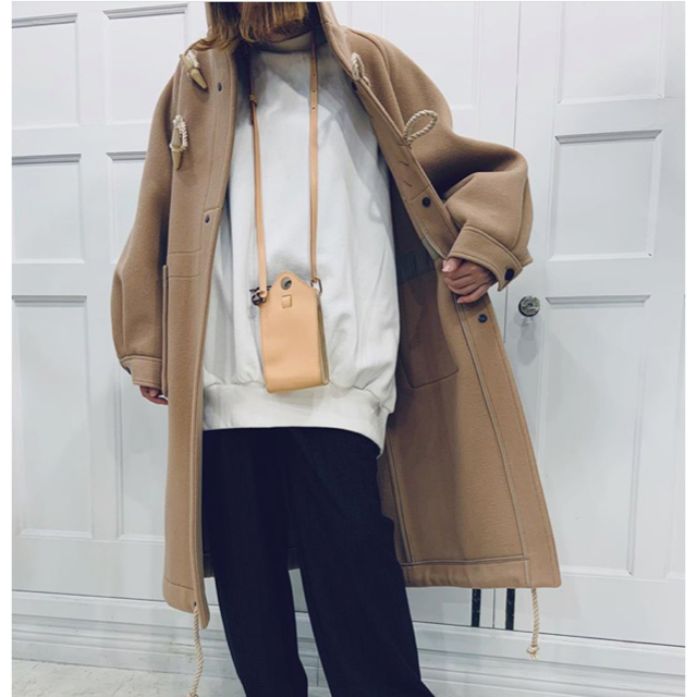 HYKE(ハイク)のHYKE ハイク DOUBLE FACE DUFFLE COAT レディースのジャケット/アウター(ロングコート)の商品写真