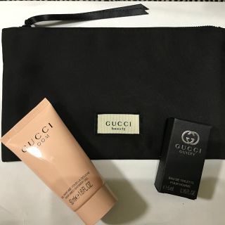 グッチ(Gucci)のグッチ　限定ポーチ　ノベルティ3点セット(サンプル/トライアルキット)