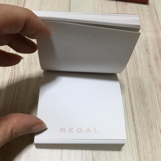 REGAL(リーガル)の未使用！リーガル メモ帳 ノベルティ エンタメ/ホビーのコレクション(ノベルティグッズ)の商品写真