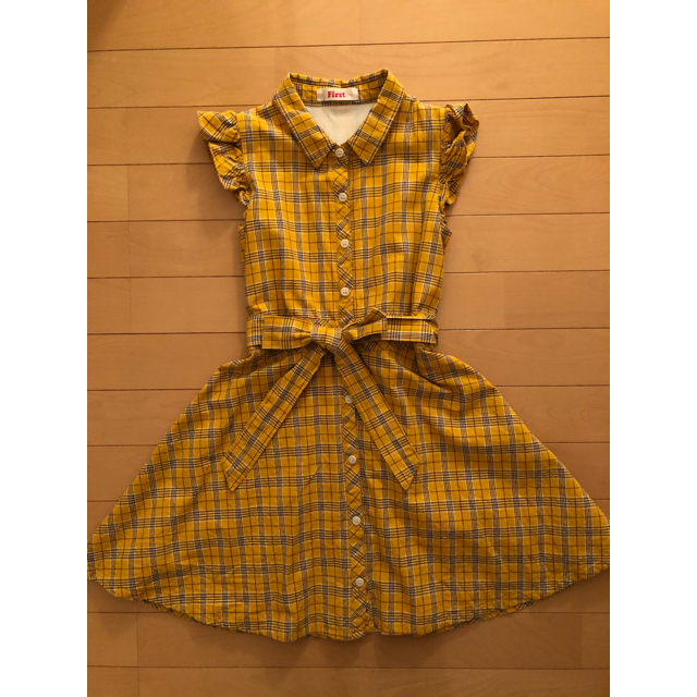 INGNI First(イングファースト)のジュニア　ワンピース１５０センチだだ今値下げ中！ キッズ/ベビー/マタニティのキッズ服女の子用(90cm~)(ワンピース)の商品写真