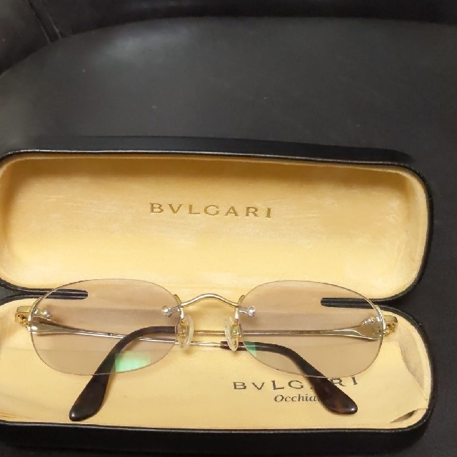 BVLGARI(ブルガリ)のBVLGARIツーポイント眼鏡 メンズのファッション小物(サングラス/メガネ)の商品写真