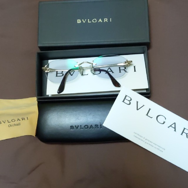 BVLGARI(ブルガリ)のBVLGARIツーポイント眼鏡 メンズのファッション小物(サングラス/メガネ)の商品写真