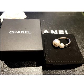 シャネル(CHANEL)のCHANEL 超美品　パール　ココマーク　リング(リング(指輪))