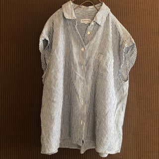 シマムラ(しまむら)のリネン100%シャツ＊未使用品(シャツ/ブラウス(半袖/袖なし))