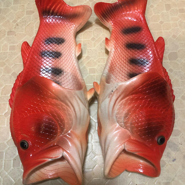 魚サンダル　Mサイズ　24〜25.5cm メンズの靴/シューズ(サンダル)の商品写真