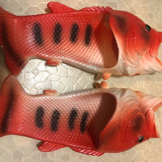 魚サンダル　Mサイズ　24〜25.5cm メンズの靴/シューズ(サンダル)の商品写真