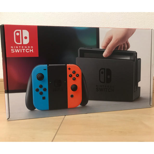 ニンテンドースイッチ　ネオンブルー　ネオンレッド　本体