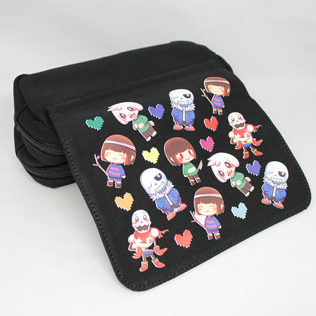 かわいいアンダーテールキャラ Wジップキャンパス地ペンケース Undertaleの通販 By ももた S Shop ラクマ