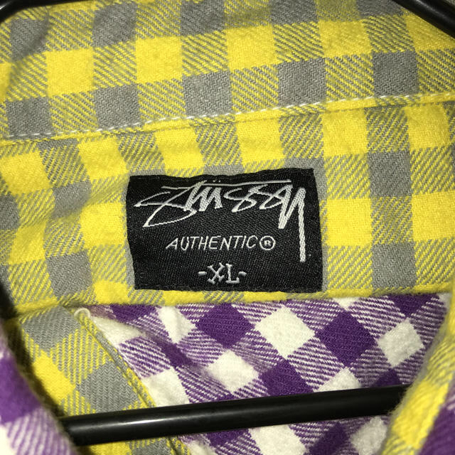 STUSSY(ステューシー)のSTUSSY 半袖チェックシャツ XL メンズのトップス(シャツ)の商品写真