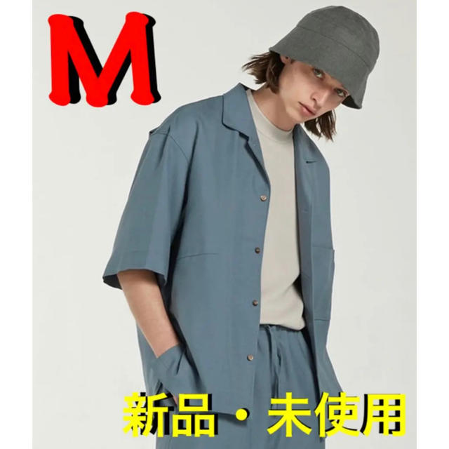 UNIQLO(ユニクロ)のCUPRO RELAX OPEN COLLAR リドム　Mサイズ メンズのトップス(シャツ)の商品写真