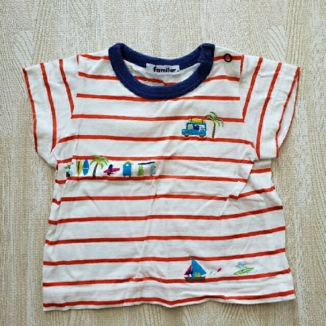 familiar(ファミリア)のlily11様専用　familiar　Tシャツ　４枚セット キッズ/ベビー/マタニティのベビー服(~85cm)(Ｔシャツ)の商品写真