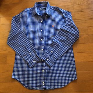 ポロラルフローレン(POLO RALPH LAUREN)のラルフローレン  ブルー✖️オレンジチェックシャツ『ogaiah様専用』(シャツ)