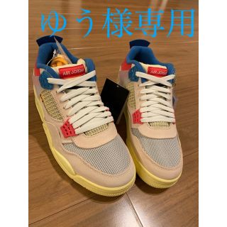 ナイキ(NIKE)のりく様専用　UNION × NIKE AIR JORDAN 4 GUAVA(スニーカー)