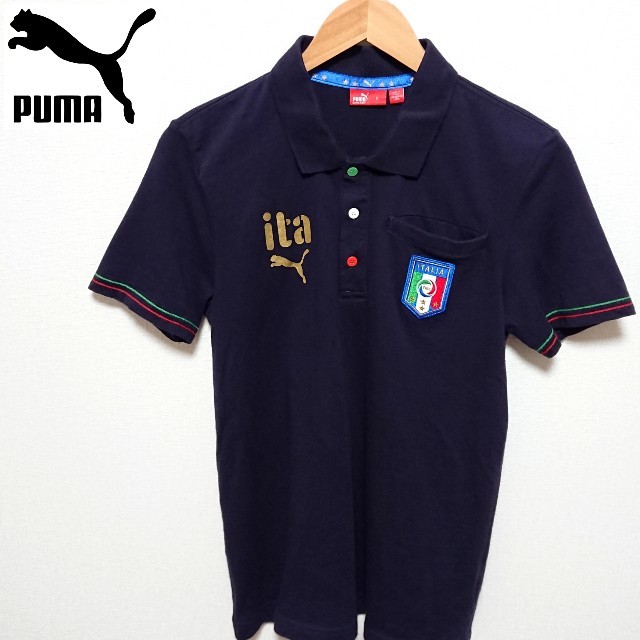 PUMA(プーマ)のPUMA プーマ イタリアロゴ ポロシャツ メンズのトップス(ポロシャツ)の商品写真