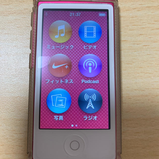 Apple(アップル)のiPod ピンク スマホ/家電/カメラのオーディオ機器(ポータブルプレーヤー)の商品写真