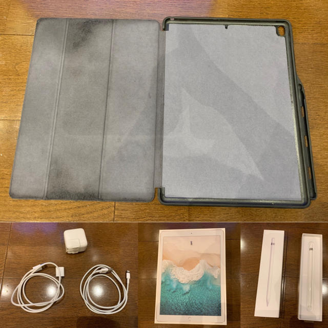 iPad(アイパッド)のiPad（第2世代）/12.9インチ/256GB/Apple Pencil付 スマホ/家電/カメラのPC/タブレット(タブレット)の商品写真