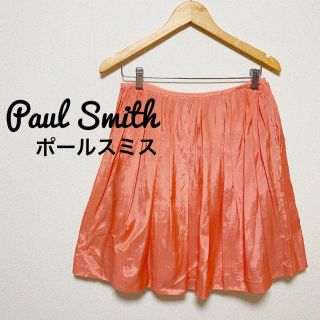 ポールスミス(Paul Smith)の【値下げ！】ポールスミス ミニスカート 朱色 ドット柄 スカート(ひざ丈スカート)