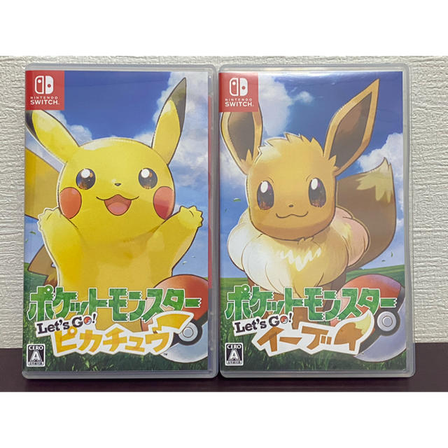 ポケットモンスター Let''s Go ピカチュウ イーブイ ２本 Switch