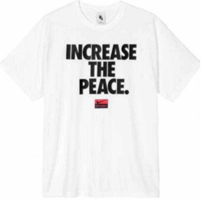 STUSSY(ステューシー)のSTUSSY NIKE INCREASE THE PEACE TEE M メンズのトップス(Tシャツ/カットソー(半袖/袖なし))の商品写真