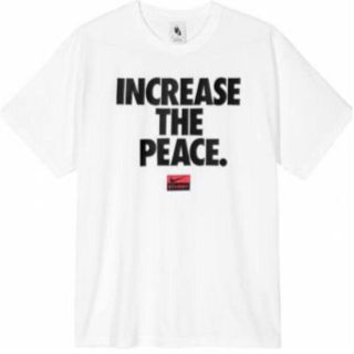 ステューシー(STUSSY)のSTUSSY NIKE INCREASE THE PEACE TEE M(Tシャツ/カットソー(半袖/袖なし))