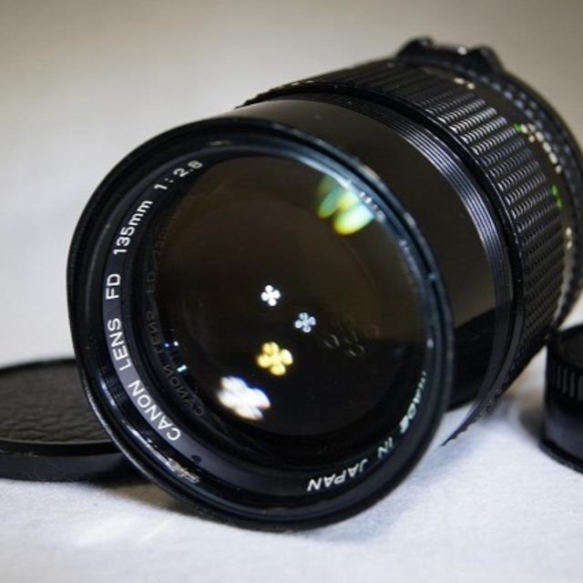 インターネット販売 希少品 CANON New FD 135mm F2 レンズ 防湿庫管理