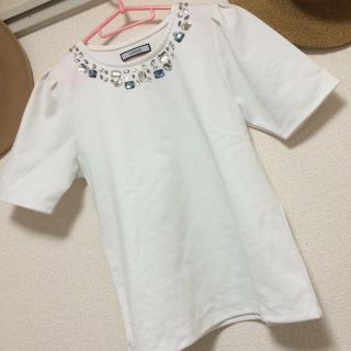 レディメイド(LADY MADE)のLADYMADE ビジュー付 Tシャツ (Tシャツ(半袖/袖なし))