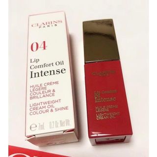 クラランス(CLARINS)のコンフォートリップオイルインテンス04(口紅)