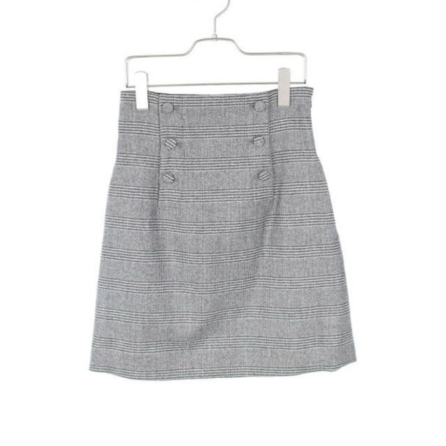 LE CIEL BLEU - SALE 秋物 新品 試着のみ グレンチェックハイウエストスカート
