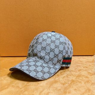 グッチ(Gucci)のGUCCI✨グッチキャンパスベースボールキャップ✨美品(キャップ)