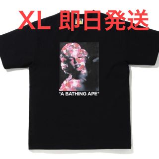 アベイシングエイプ(A BATHING APE)のBAPE MARILYN MONROE TEE BLACK(Tシャツ/カットソー(半袖/袖なし))