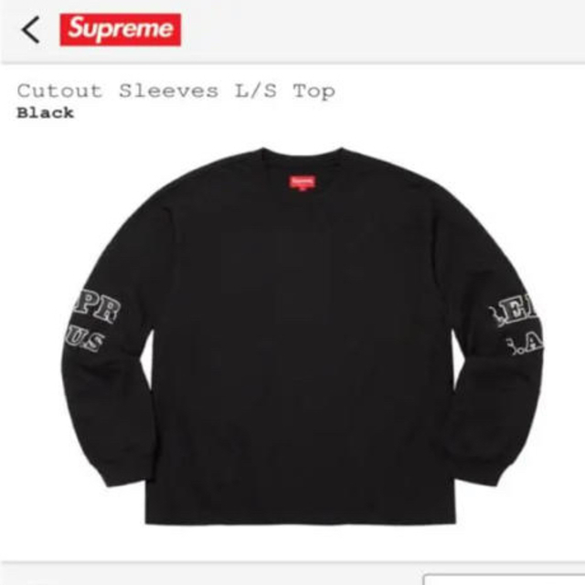 Supreme(シュプリーム)のsupreme  Cutout Sleeves L/S Top Crewneck メンズのトップス(Tシャツ/カットソー(七分/長袖))の商品写真