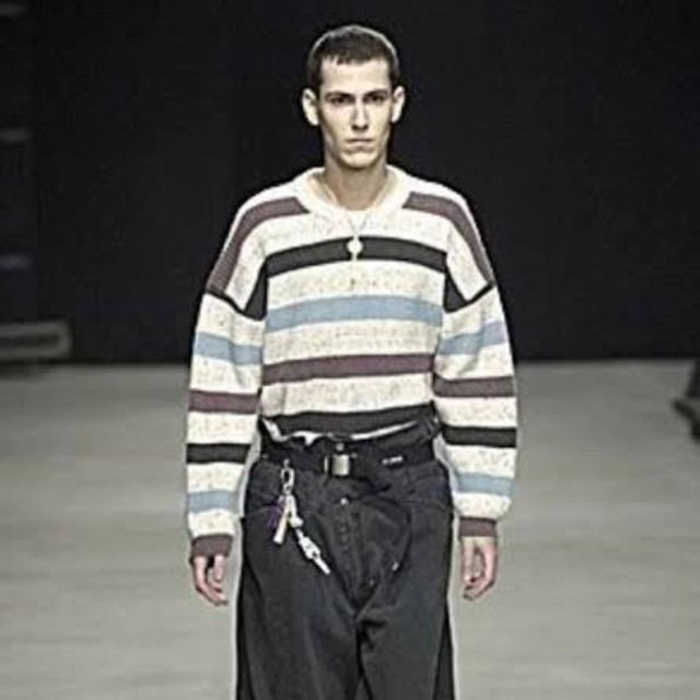 04AW　waves期アーカイブ　ラフシモンズrafsimons　ニット メンズのトップス(ニット/セーター)の商品写真