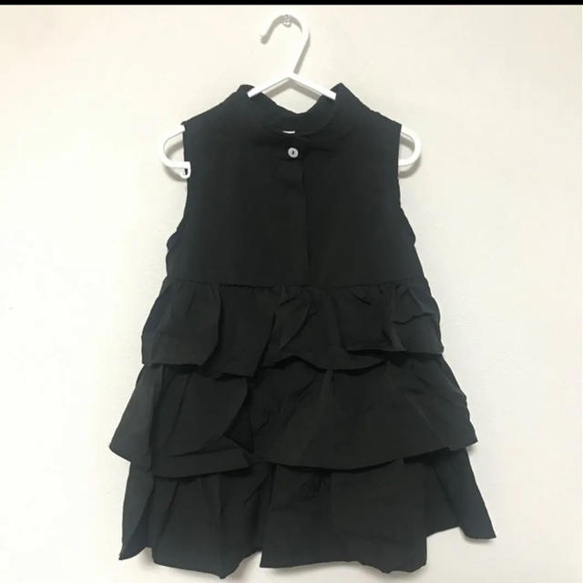 フリルワンピース キッズ/ベビー/マタニティのキッズ服女の子用(90cm~)(ワンピース)の商品写真