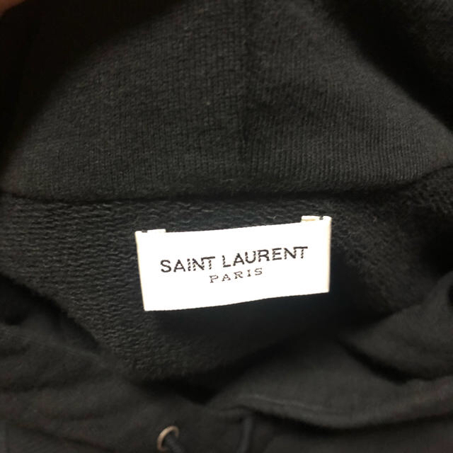 Saint Laurent(サンローラン)のサンローラン ロゴ プリント スウェット パーカー メンズのトップス(パーカー)の商品写真