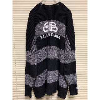 バレンシアガ(Balenciaga)の新品【 BALENCIAGA 】BB CARDIGAN XS オーバーサイズ(カーディガン)