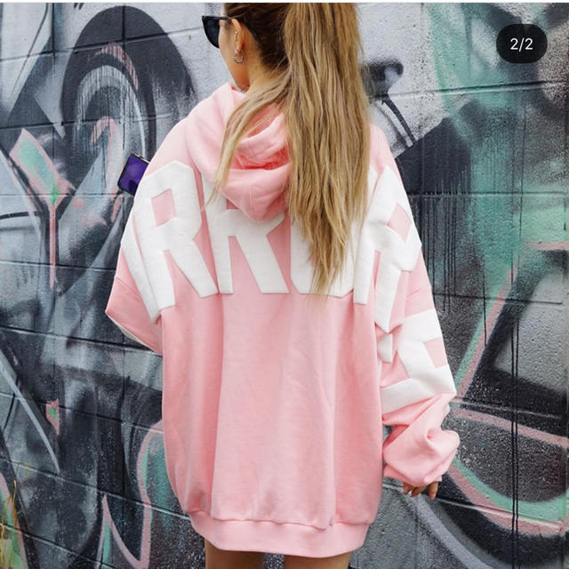 ♡MIRROR9♡ICON hoodie♡PINK♡ピンク♡ - パーカー