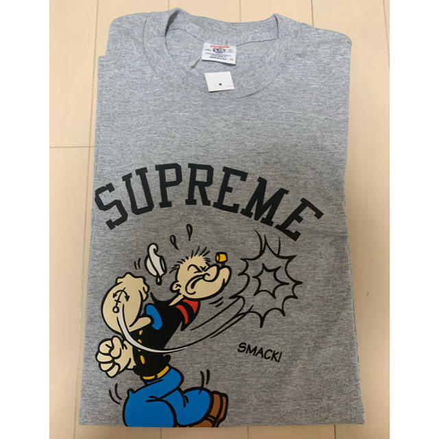 【新品】Supreme×Popeye Tee 灰M 希少品