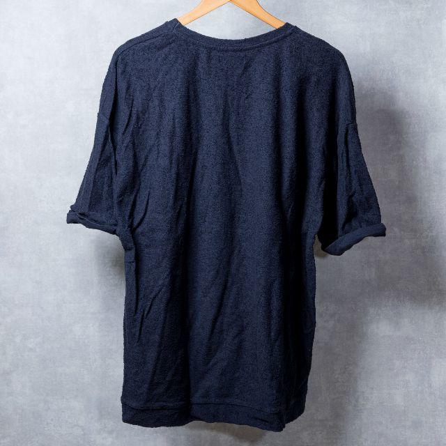 ZARA(ザラ)のNo.18 Zara ザラ　半袖　ビックシルエット　ネイビー　XL メンズのトップス(Tシャツ/カットソー(半袖/袖なし))の商品写真