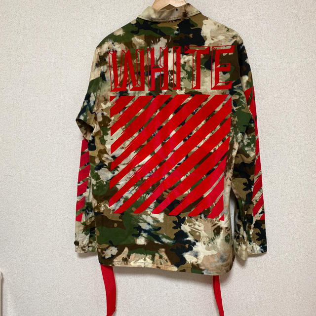 off-white  カモフラージュ柄　フィールドジャケット