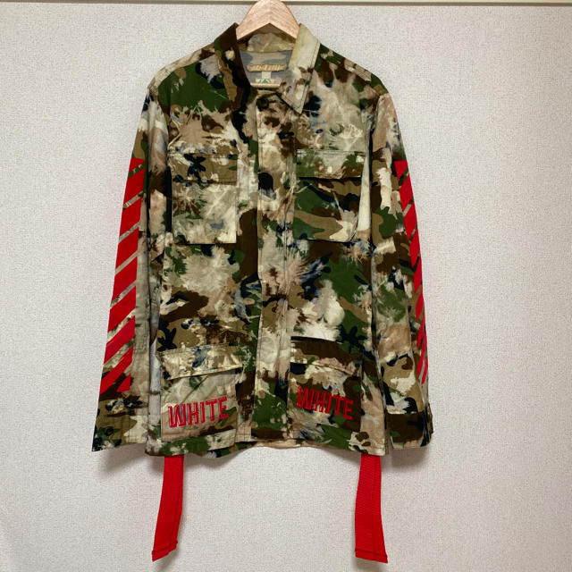 off-white  カモフラフィールドジャケット