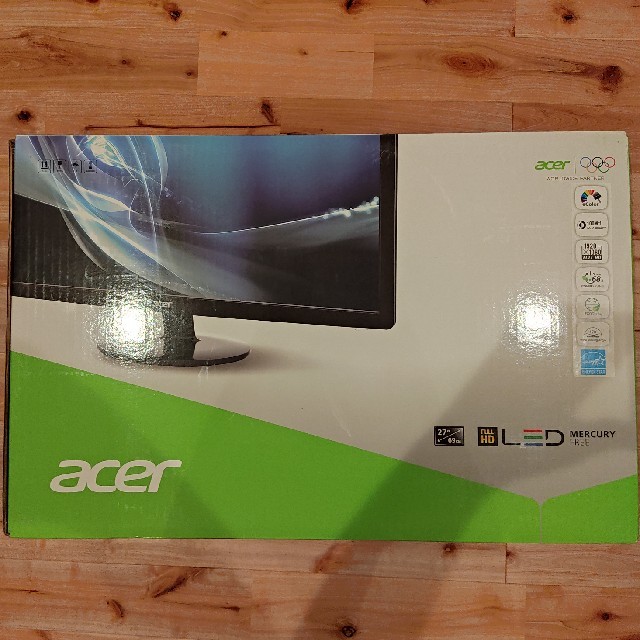 Acer 27型ワイド液晶モニター ディスプレイの通販 by Noe's shop｜エイサーならラクマ - acer S271シリーズ 本物保証