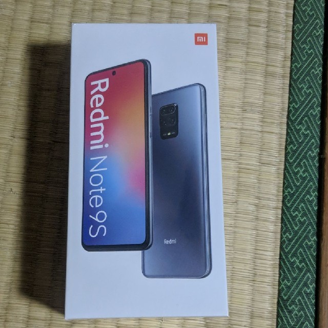 未開封　国内版　xaomi redmi note 9s 4gb 64gbGPS機能ワンセグチューナー