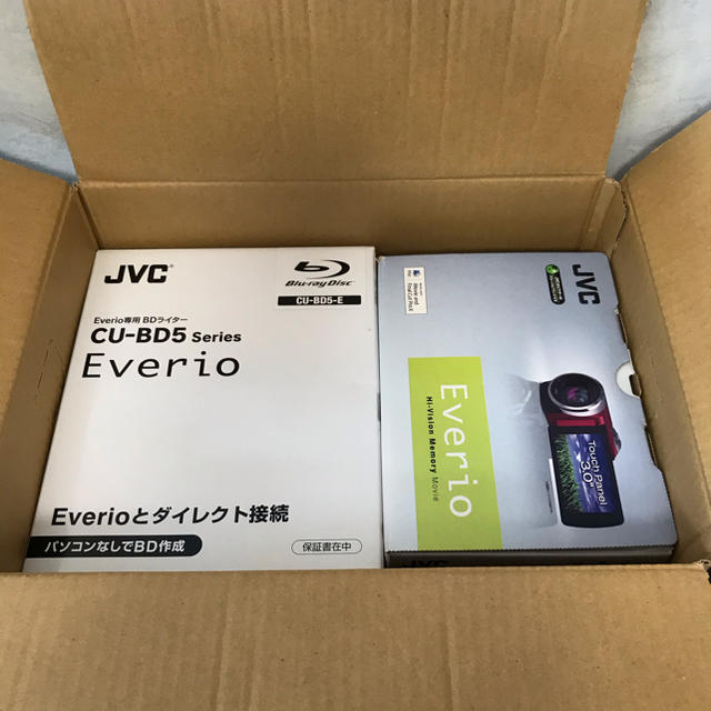 JVC ケンウッド ハイビジョンメモリームービー エブリオ GZ-E600-R ビデオカメラ