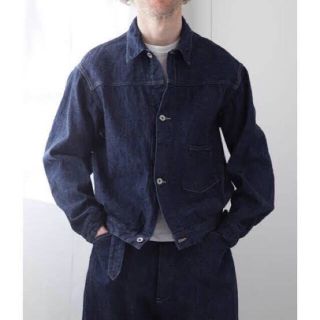 コモリ(COMOLI)のcomoli 20aw denim jacket navy サイズ2(Gジャン/デニムジャケット)