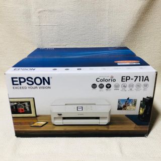 エプソン(EPSON)の【新品】EPSON カラリオ　プリンター EP-711A  2台(オフィス用品一般)