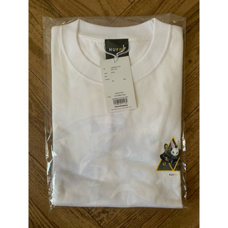 ハフ(HUF)のFR2  HUF コラボ　Tシャツ　白　Lサイズ(Tシャツ/カットソー(半袖/袖なし))