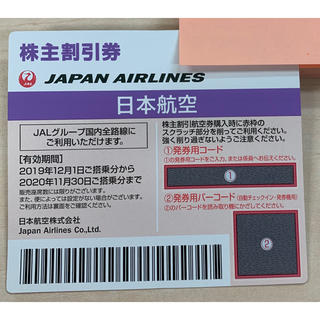 ジャル(ニホンコウクウ)(JAL(日本航空))のJAL株主優待券　2020/11/30まで(その他)