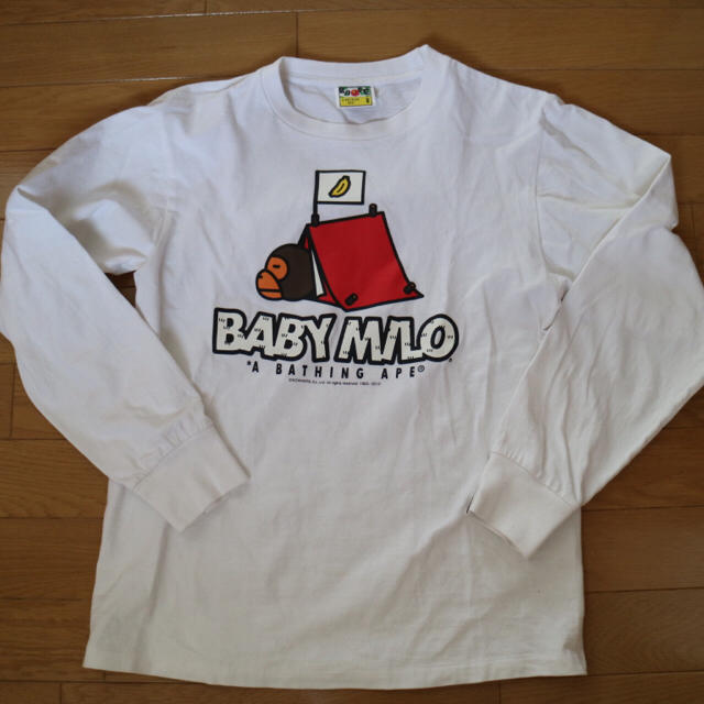 A BATHING APE(アベイシングエイプ)の【美品】マイロ 長袖Tシャツ メンズのトップス(Tシャツ/カットソー(七分/長袖))の商品写真