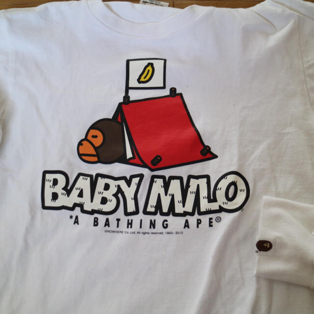 A BATHING APE(アベイシングエイプ)の【美品】マイロ 長袖Tシャツ メンズのトップス(Tシャツ/カットソー(七分/長袖))の商品写真