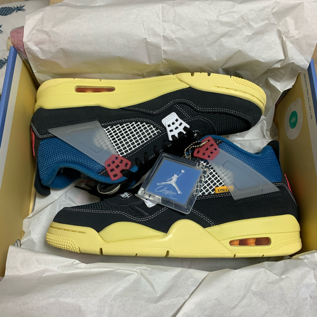 2022高い素材 × UNION - NIKE NIKE SP RETRO 4 JORDAN AIR スニーカー